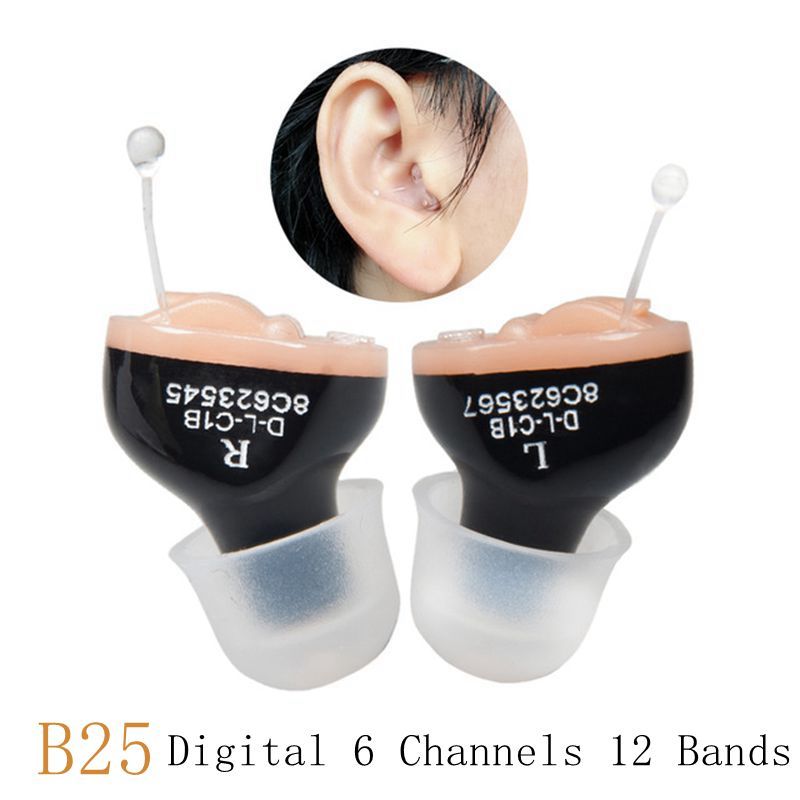Portable CIC Digital  Invisible Hearing Aid B25 My Store