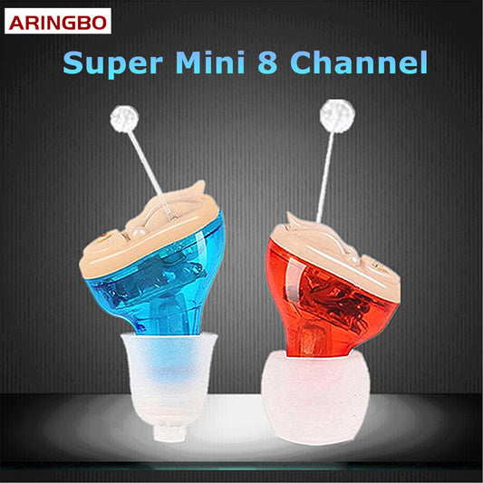Best Quality 8 Channel Super Mini CIC Digital Hearing Aid Invisible Hearing Aids Ear Sound Amplifier My Store